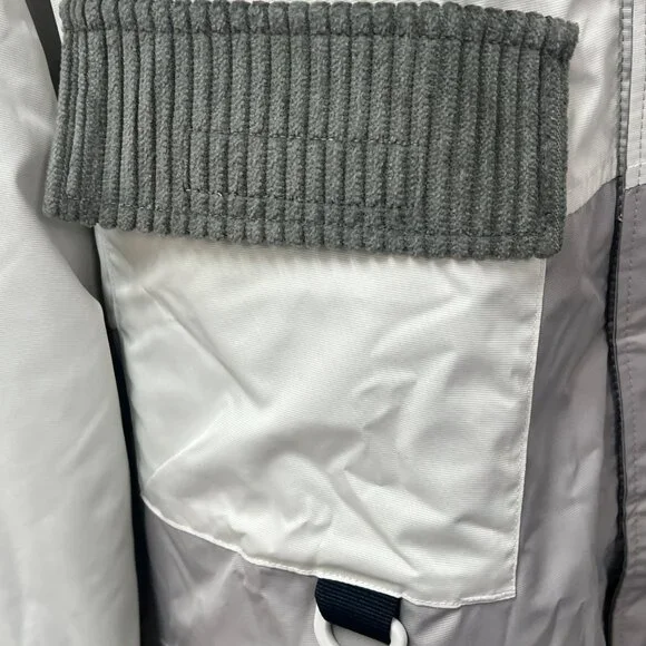 Nike Kyrie Protect Basketball Bomber Jacket Journey Reward DQ6119-010 Gray